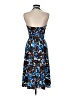 Donna Morgan Print Blue Cocktail Dress Size 6 - photo 2