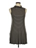 Cupio Stripes Gray Casual Dress Size L - photo 1