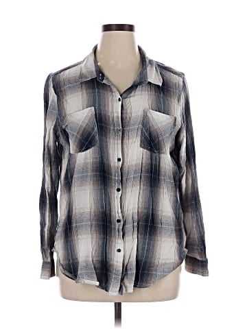 Lucky Brand 3/4 Sleeve Button-Down Shirt (view 1)