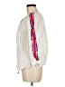 Roberta Roller Rabbit 100% Cotton Ivory 3/4 Sleeve Blouse Size M - photo 5
