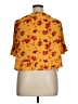 Vanilla Star 100% Rayon Yellow Short Sleeve Blouse Size XL - photo 2