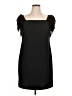 DKNY Solid Black Casual Dress Size 14 - photo 1