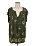 Daniel Rainn Green Short Sleeve Blouse Size M (estimated) - photo 1