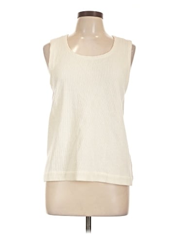 Madewell Ottoman Jacquard Cross-Back Tank Top (view 1)