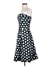 Ruby Rox Polka Dots Blue Cocktail Dress Size 5 - photo 5