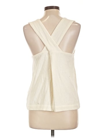 Madewell Ottoman Jacquard Cross-Back Tank Top (view 2)