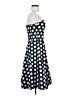 Ruby Rox Polka Dots Blue Cocktail Dress Size 5 - photo 4