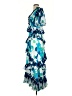 CeliaB Print Blue Cocktail Dress Size S - photo 5