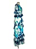 CeliaB Print Blue Cocktail Dress Size S - photo 4