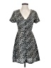 Missguided 100% Polyester Animal Print Black Casual Dress Size 0 - photo 1
