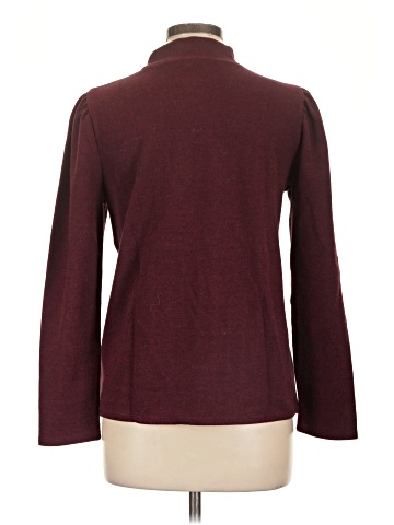 Madewell (Re)sourced Plush Mockneck Puff-Sleeve Top (view 2)