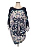 BCBGMAXAZRIA 100% Polyester Print Blue Casual Dress Size L - photo 1