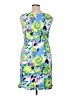Talbots Tropical Blue Cocktail Dress Size 12 - photo 2
