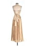 Unbranded 100% Polyester Tan Cocktail Dress Size 2 - photo 2