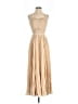 Unbranded 100% Polyester Tan Cocktail Dress Size 2 - photo 1