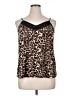 Shein Curve Brown Sleeveless Blouse Size 12 Plus (0) - photo 1