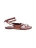 Everlane 100% Leather Brown Orange Sandals Size 10 1/2 - photo 1