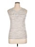 Bella Silver Sleeveless T-Shirt Size XL - photo 1