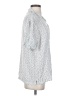 Religion 100% Viscose Polka Dots White 3/4 Sleeve Button-Down Shirt Size S - photo 4