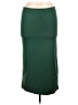 PoshDivah Solid Green Casual Skirt Size L - photo 1