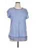 Dantelle Blue Short Sleeve Top Size XL - photo 1