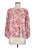 Everly 100% Rayon Pink Long Sleeve Blouse Size M - photo 1