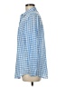 Vineyard Vines 100% Cotton Checkered-gingham Blue Long Sleeve Button-Down Shirt Size 6 - photo 5