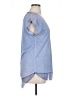 Dantelle Blue Short Sleeve Top Size XL - photo 4