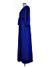 Connected Apparel 100% Polyester Blue Casual Dress Size 10 - photo 5