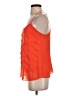 Naked Zebra 100% Polyester Orange Sleeveless Blouse Size S - photo 5