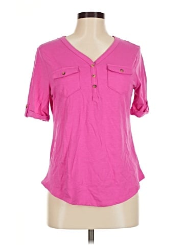 Croft & Barrow Short Sleeve Blouse (view 1)