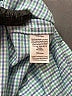 Vineyard Vines 100% Cotton Checkered-gingham Teal Long Sleeve Button-Down Shirt Size 18 - photo 4