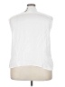 J.Crew 100% Viscose White Sleeveless Button-Down Shirt Size 24 - photo 2