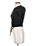 Aqua Black Short Sleeve Top Size XS - photo 5