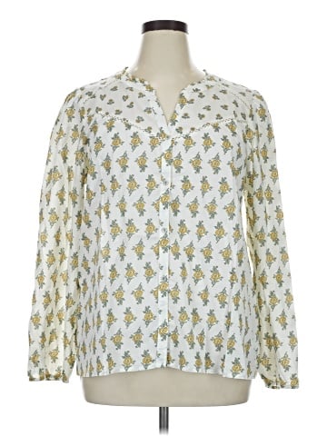 Lucky Brand Long Sleeve Blouse (view 1)