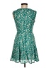 Forever 21 100% Polyester Print Teal Cocktail Dress Size M - photo 2