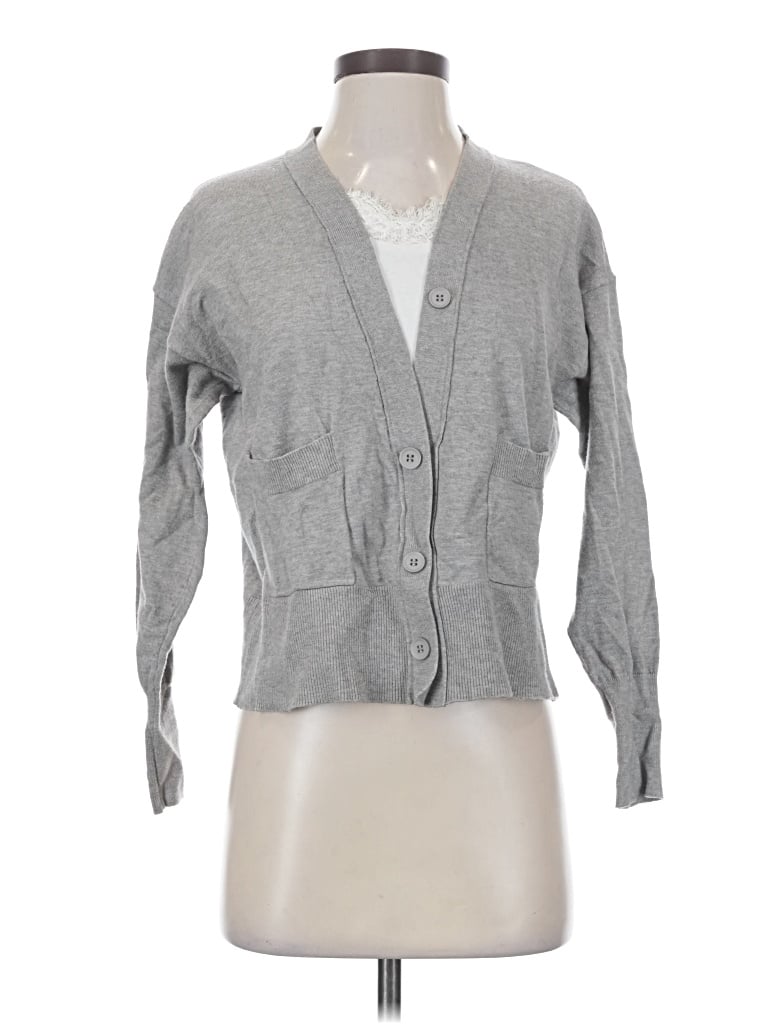 Pre-owned Sioni Cardigan Sweater In Gray