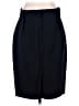 Lanvin Solid Black Wool Skirt Size EU (FR) 42 / US 10 - photo 2