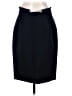Lanvin Solid Black Wool Skirt Size EU (FR) 42 / US 10 - photo 1