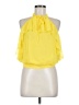 Bebe 100% Polyester Yellow Sleeveless Blouse Size M - photo 1