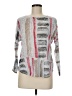 Nic + Zoe Silver Pullover Sweater Size M - photo 1