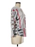 Nic + Zoe Silver Pullover Sweater Size M - photo 4