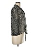 Chico's Animal Print Silver 3/4 Sleeve Blouse Size Med (1) - photo 4