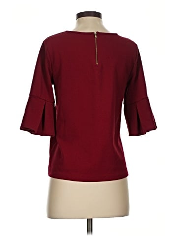 Green Envelope 3/4 Sleeve Top (view 1)