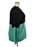 Shein Curve Color Block Green Pullover Sweater Size 2X - photo 4