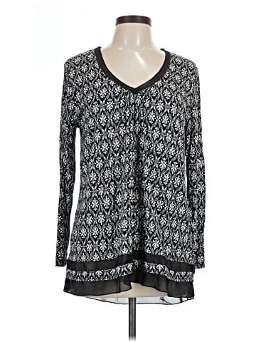 Anne Klein Long Sleeve Top (view 1)