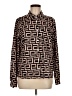 Unbranded 100% Polyester Brown Long Sleeve Blouse Size M - photo 1