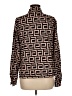 Unbranded 100% Polyester Brown Long Sleeve Blouse Size M - photo 2