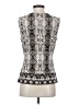 Calvin Klein Animal Print Snake Print Silver Sleeveless Blouse Size S - photo 2