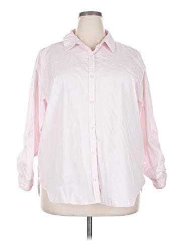 Gloria Vanderbilt 3/4 Sleeve Button-Down Shirt (view 1)